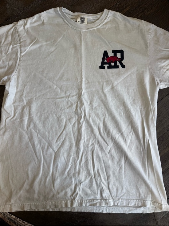 Comfort Colors Other - Comfort Colors Arkansas Razorbacks AR Graphic T-Shirt Ivory XL
